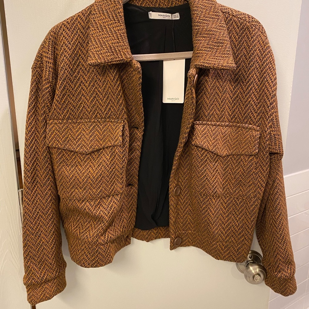 Mango Tweed Jacket, NWT